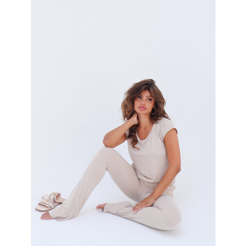 Ambika Soft Flared Trousers Moxie Light Sand Ambika Soft Flared Trousers Moxie Light Sand
