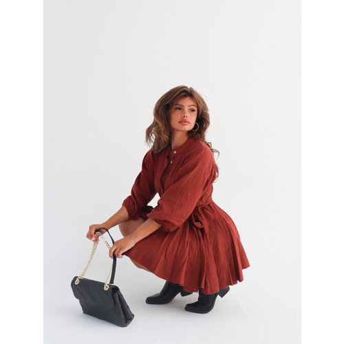 Senses Senses Dress Rust Senses Senses Dress Rust