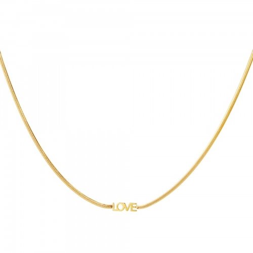 Yehwang Necklace love letters Gold Yehwang Necklace love letters Gold