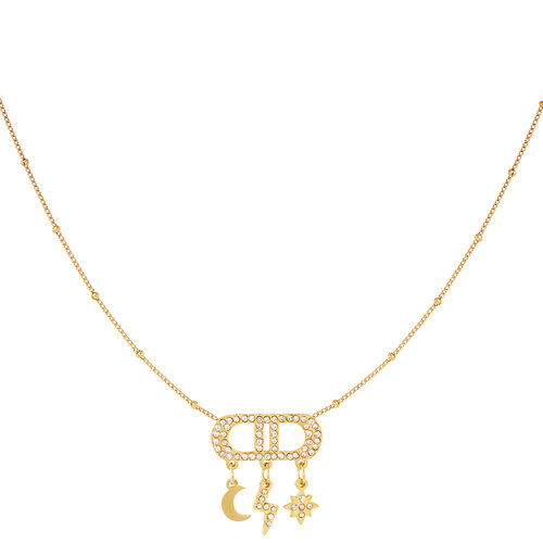 Necklace Good Life Dangles Gold Necklace Good Life Dangles Gold