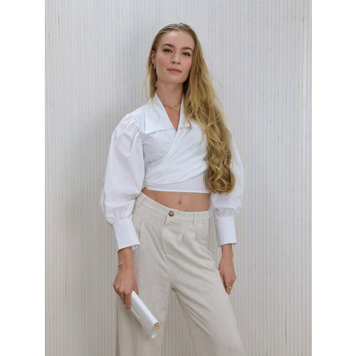 Linen Trousers Beige Linen Trousers Beige