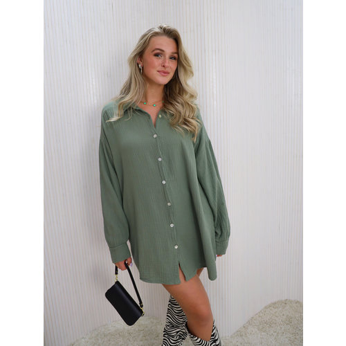Leona Blouse Army Leona Blouse Army