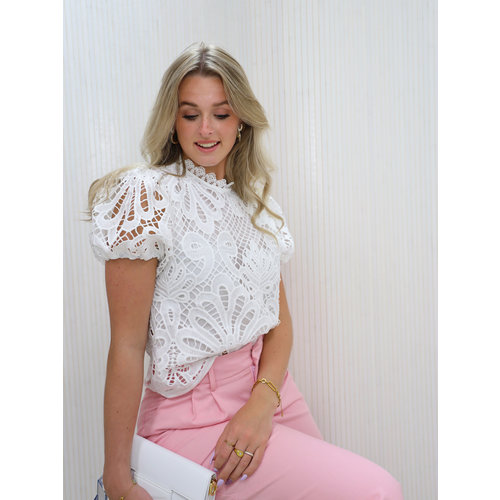 Lace Blouse White Lace Blouse White