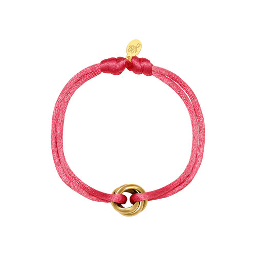Bracelet Satin Knot Red Bracelet Satin Knot Red