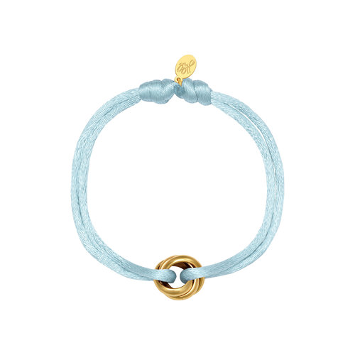Bracelet Satin Knot Light Blue Bracelet Satin Knot Light Blue