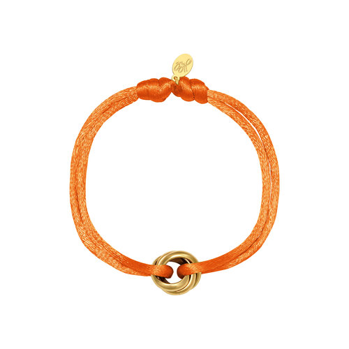 Bracelet Satin Knot Orange Bracelet Satin Knot Orange