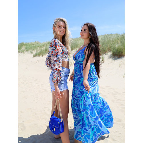 Odil Maxi Dress Blue Odil Maxi Dress Blue