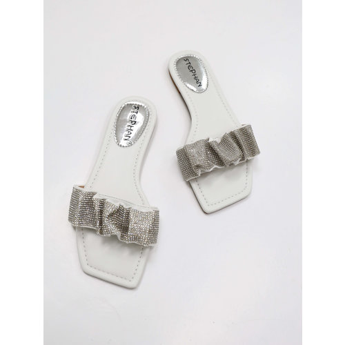 Diamond Strap Sandals Silver Diamond Strap Sandals Silver