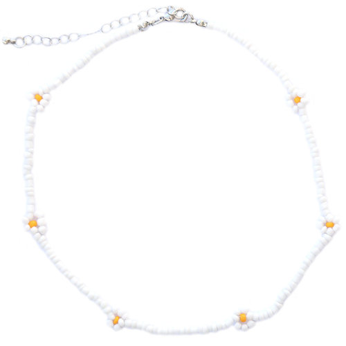 Choker Daisy Wit Choker Daisy Wit