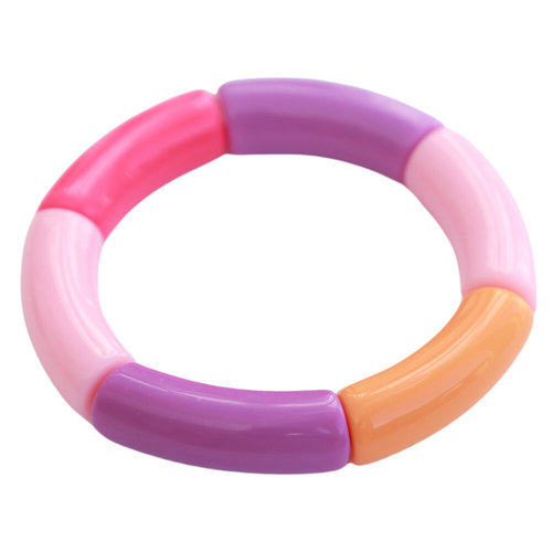 Bracelet Penne Purple Pink Orange Bracelet Penne Purple Pink Orange