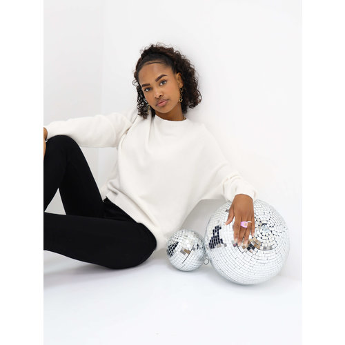 Viscose Jumper Off White Viscose Jumper Off White