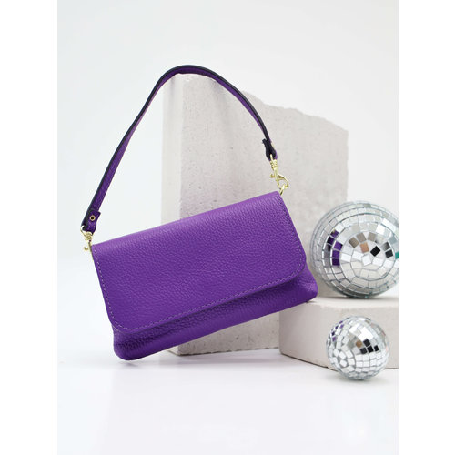 Lara Leather Bag Purple Lara Leather Bag Purple