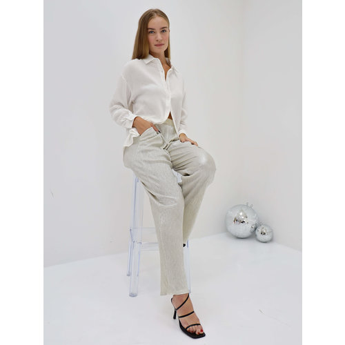 Wrinkle Trousers Silver Wrinkle Trousers Silver
