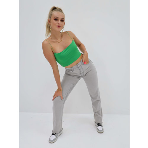 Wide Leg Jeans Light Grey Wide Leg Jeans Light Grey