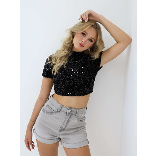 Denim Short Grey Denim Short Grey