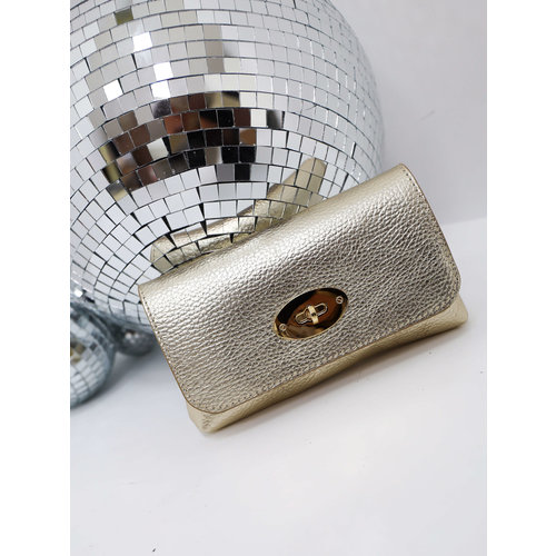 Finley Leather Bag Gold Finley Leather Bag Gold