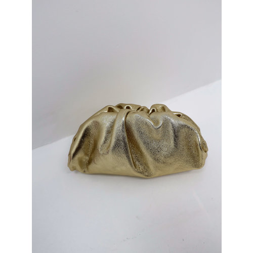 Inspired Metallic Clutch Gold Inspired Metallic Clutch Gold