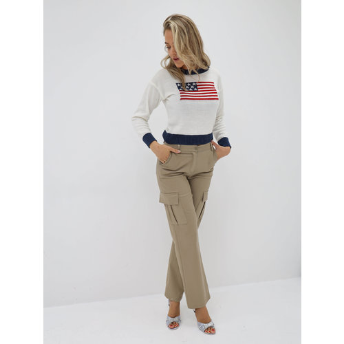 Stretch Cargo Trousers Taupe Stretch Cargo Trousers Taupe