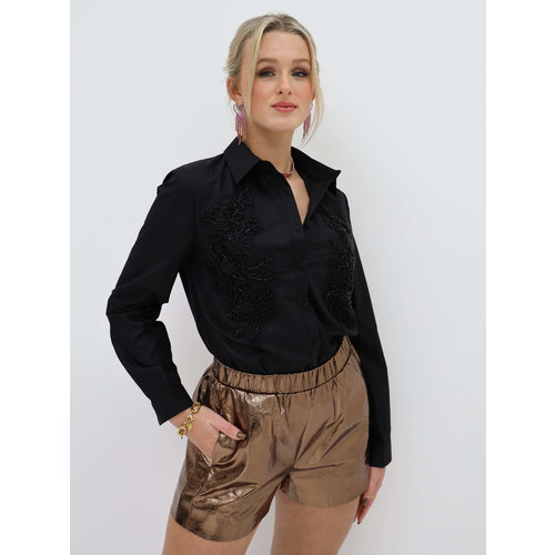 Blouse With Beading Black Blouse With Beading Black