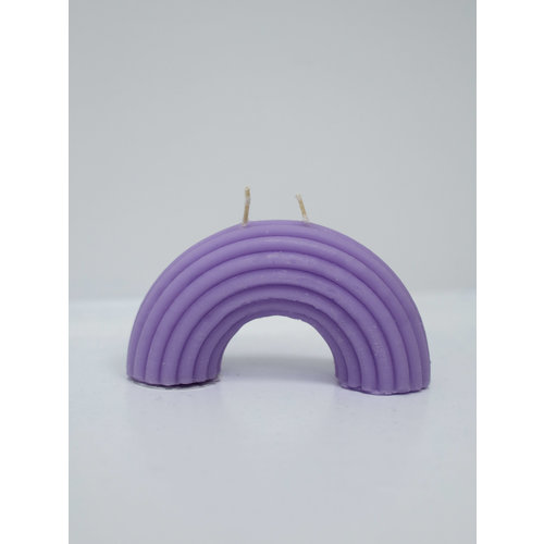Rainbow Candle Lilac Rainbow Candle Lilac