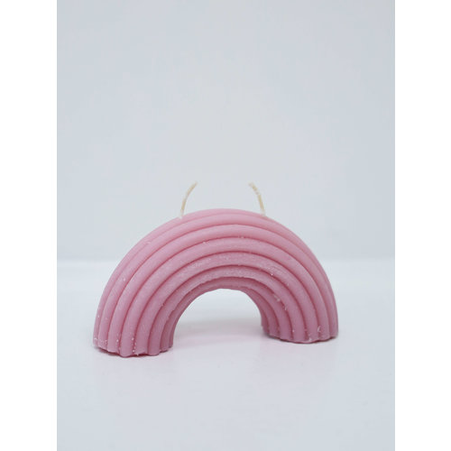 Rainbow Candle Soft Pink Rainbow Candle Soft Pink