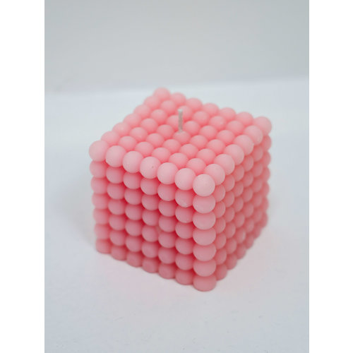 Medium Bubble Candle Pink Medium Bubble Candle Pink