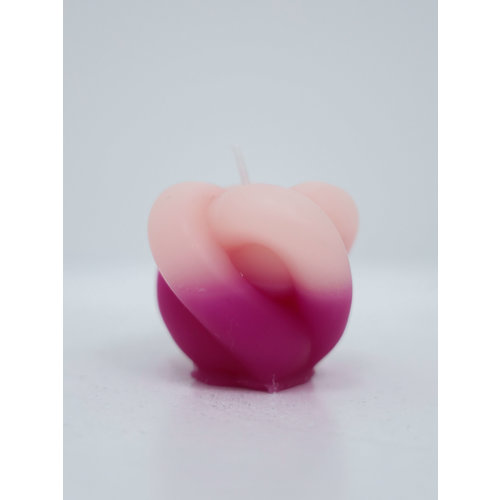 Knot Candle Mixed Pink Knot Candle Mixed Pink