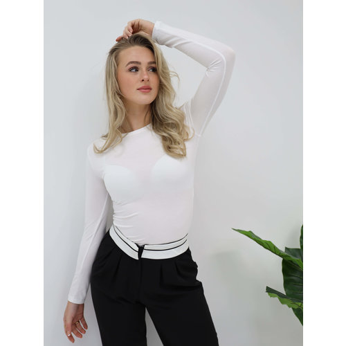 Basic Bodysuit White Basic Bodysuit White