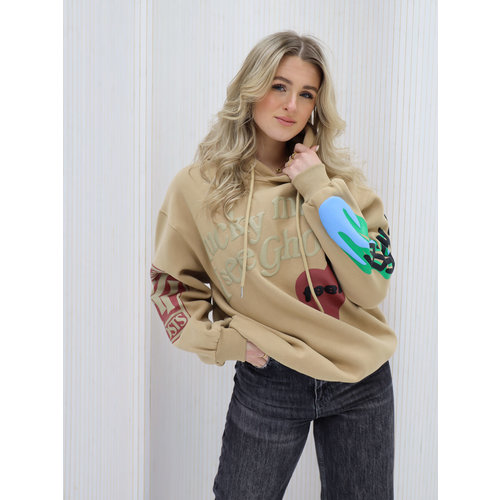 Lucky Ghosts Hoodie Camel Lucky Ghosts Hoodie Camel