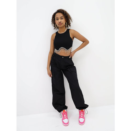 Parachute Broek Zwart Parachute Broek Zwart