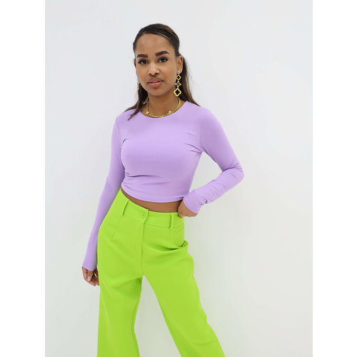 Lange Mouwen Top Lila Lange Mouwen Top Lila