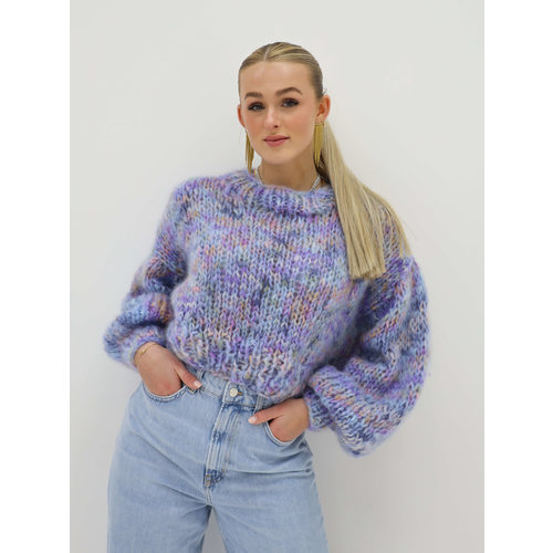 Handmade Trui Mohair Lila Handmade Trui Mohair Lila