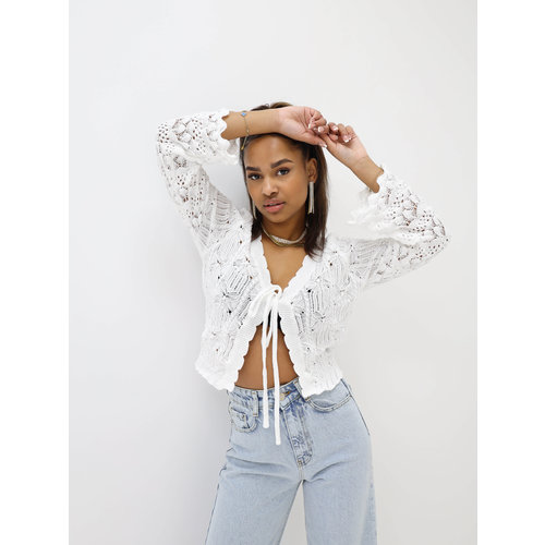 Crochet Cardigan White Crochet Cardigan White