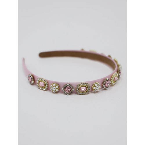 Haarband Parels Roze Haarband Parels Roze