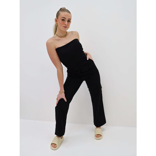 Cargo Jumpsuit Black Cargo Jumpsuit Black
