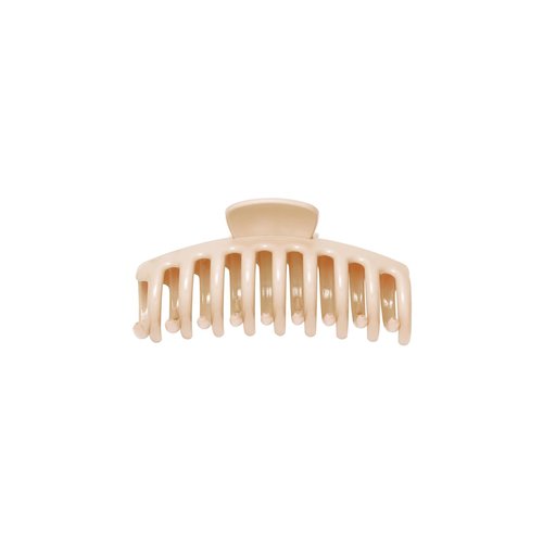 Grote Haarclip Glanzende Afwerking Beige Grote Haarclip Glanzende Afwerking Beige