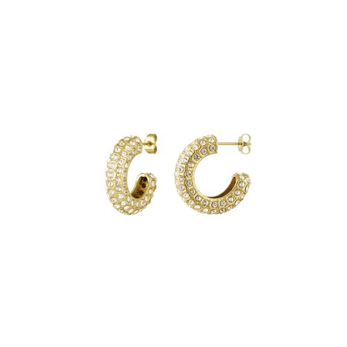 Ear Studs Zircon Gold Ear Studs Zircon Gold