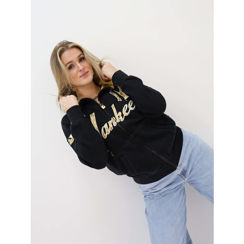 Handpicked Vintage NY Yankees Hoodie Black Handpicked Vintage NY Yankees Hoodie Black