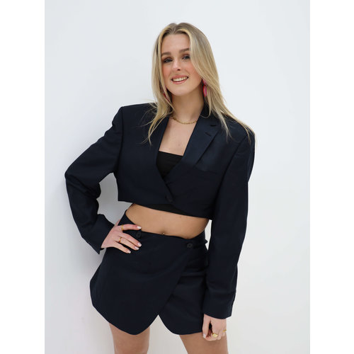 Vintage Reworked Two-Piece Set Black Vintage Reworked Two-Piece Set Black