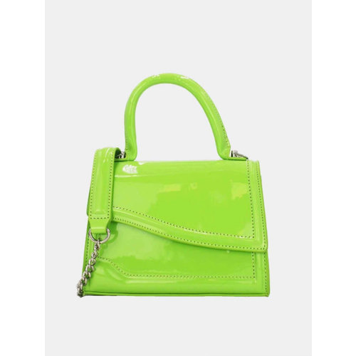 Asymmetrische Glanzende Mini Tas Groen Asymmetrische Glanzende Mini Tas Groen
