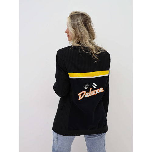 Vintage Reworked Blazer DeLuxe Black Vintage Reworked Blazer DeLuxe Black