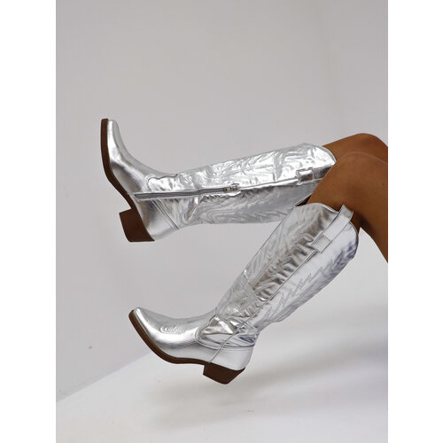 Cowboy Boots Silver Cowboy Boots Silver