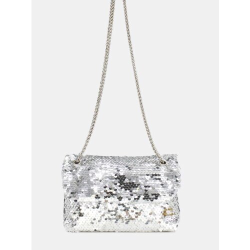 Sequined Bag Silver Sequined Bag Silver