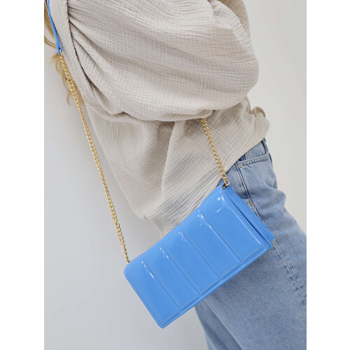 Glimmende Clutch Tas Blauw Glimmende Clutch Tas Blauw