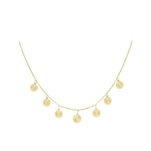 Necklace With Coins Gold Necklace With Coins Gold