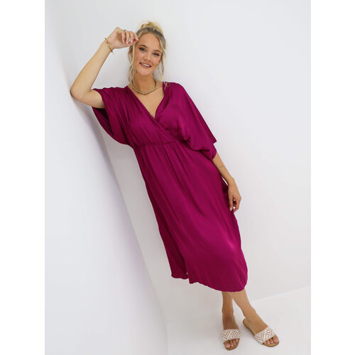 Maxi Silk Dress Purple Maxi Silk Dress Purple
