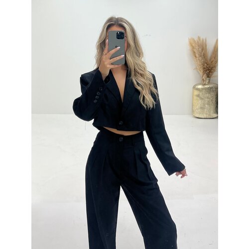 Cropped Blazer Black Cropped Blazer Black