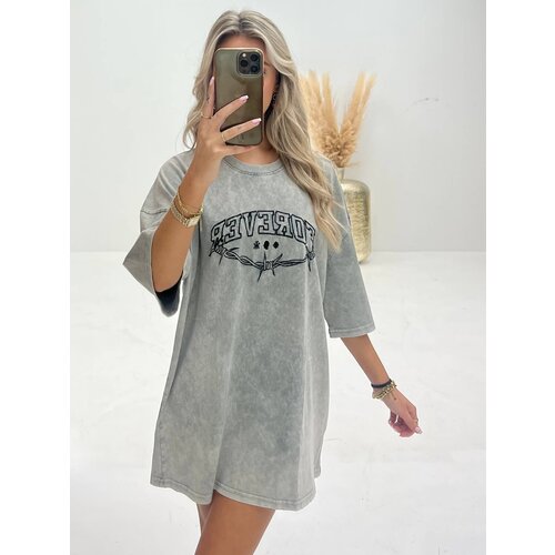 T-Shirt Forever Washed Grey T-Shirt Forever Washed Grey