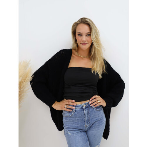 Knitted Cardigan Black Knitted Cardigan Black