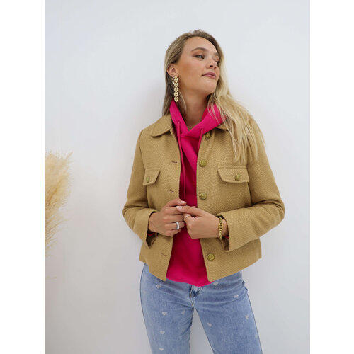Jacket Gold Buttons Camel Jacket Gold Buttons Camel